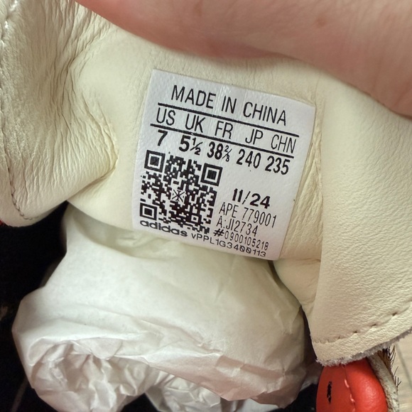 ADIDAS Women’s ‘OG Samba’ in Leopard/Cream/Orange - Picture 14 of 14